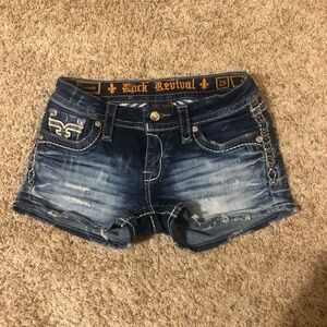 Rock revival denim shorts size 25